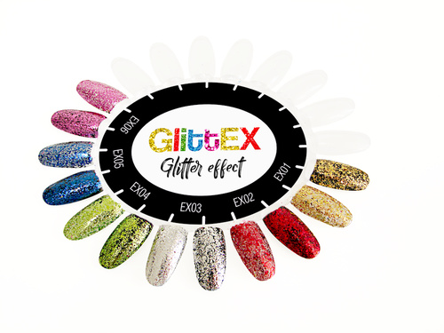Glittex Nail Micro Foil Rubin