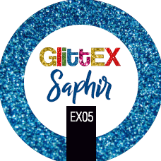 Glittex Nail Micro Foil Saphir