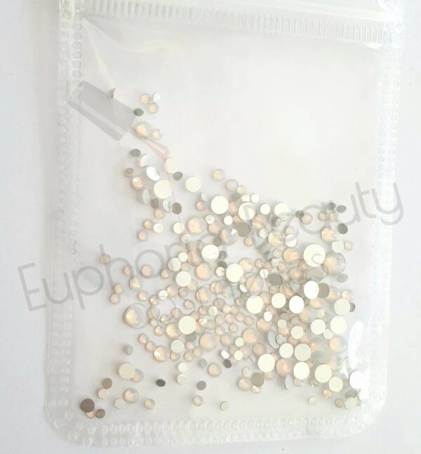 Strass Νυχιών White opac Mix size